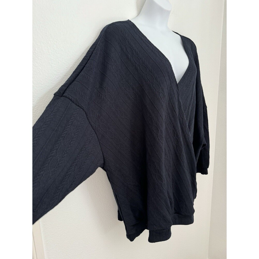 Bloomchic Plus V Neck Pullover Wrap Sweater 3o/6x… - image 3